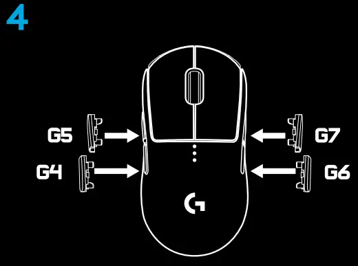 logitech 910-005270 Wireless Pro Gaming --CONFIGURATIONS4