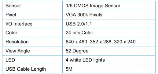 AGPTEK USB Borescope Endoscope Inspection