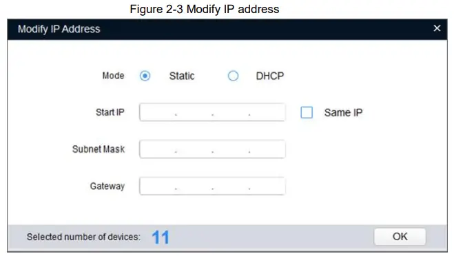 dahua HDW3849HP Eyeball Network Camera -Modify IP address