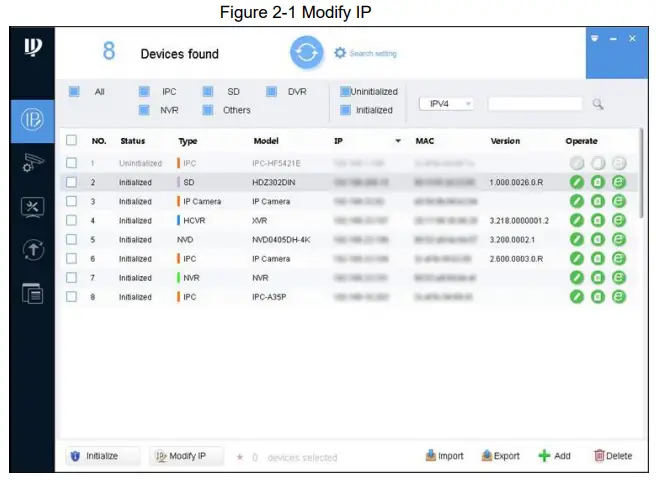 dahua HDW3849HP Eyeball Network Camera -Modify IP