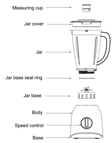 alpina BL2005-CB Stand Mixer- ONLY