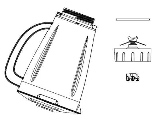 alpina BL2005-CB Stand Mixer- water