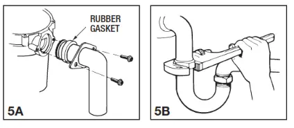 ATTACHING DISCHARGE ELBOW