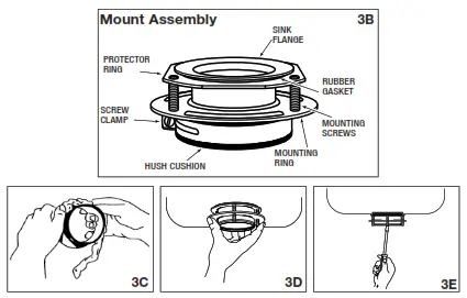 DISHWASHER CONNECTION Bolt Mount System (continued)