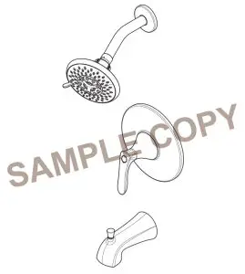 PFISTER Weller Tub & Shower Trim R89--Thick Wall