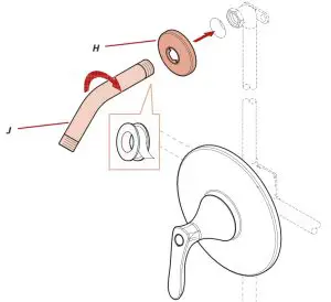 PFISTER Weller Tub & Shower Trim R89-- Connect Sho