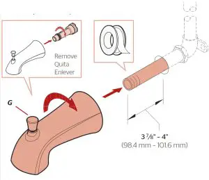 PFISTER Weller Tub & Shower Trim R89--Optionf