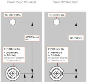 PFISTER Weller Tub & Shower Trim R89-- Turn Off Water S