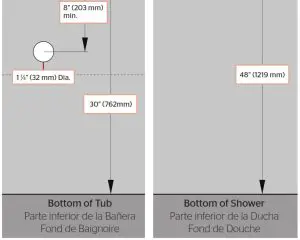 PFISTER Weller Tub & Shower Trim R89-- Turn Off Water d