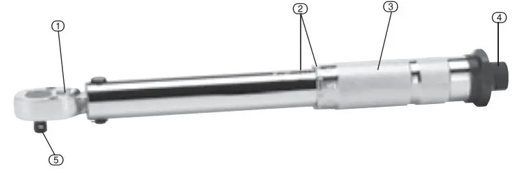 DRAPER 78639 Micrometer Adjustment Torque Wrenches Instructions - Identification