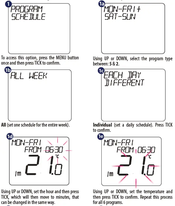 Programming - AUTO Mode