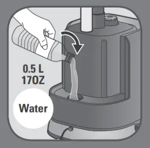 Tefal IT3440 Pro Style Upright Garment Steamer - DESCALING PROCEDURE 4