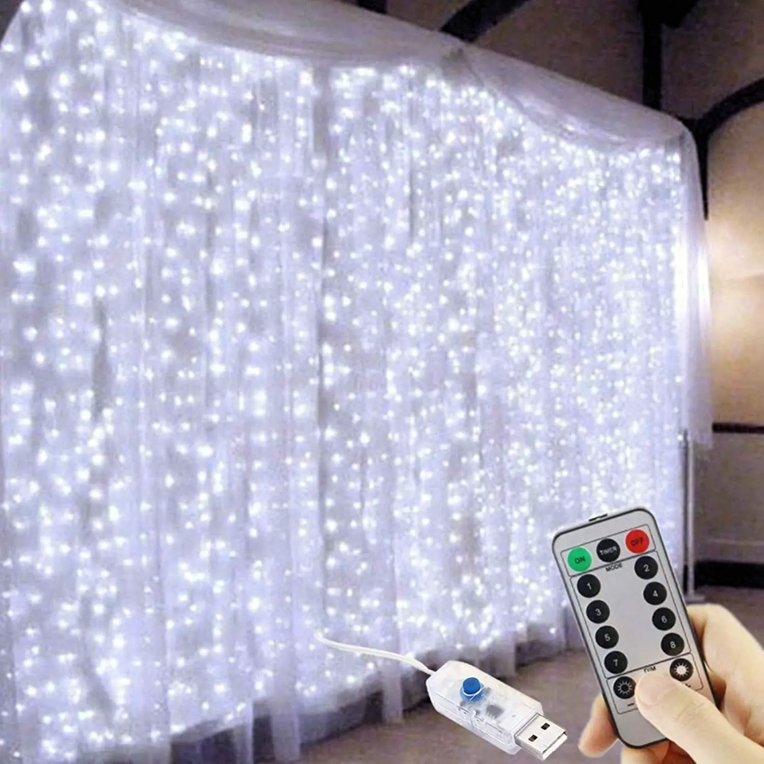 Magical Goods PCL-192-M LED Curtain Lights Premium Version
