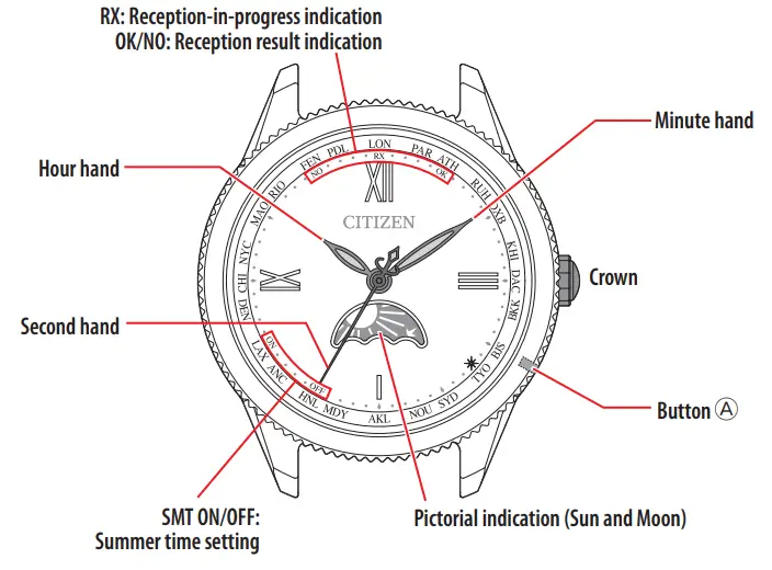 CITIZEN H29 Abbreviated Watch