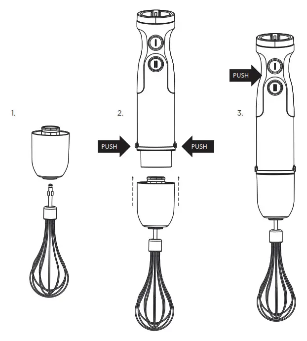 Westinghouse WHSM04SS 350W Stick Mixer Blender- WHISK ACCESSORY