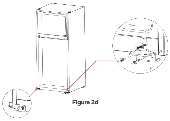 kogan 535l Top Mount Fridge - lift the refrigerator door up 1