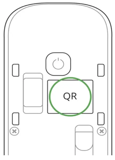 Ajax Online AJMPO MotionProtect Outdoor Wireless Motion Detector - device to the hub
