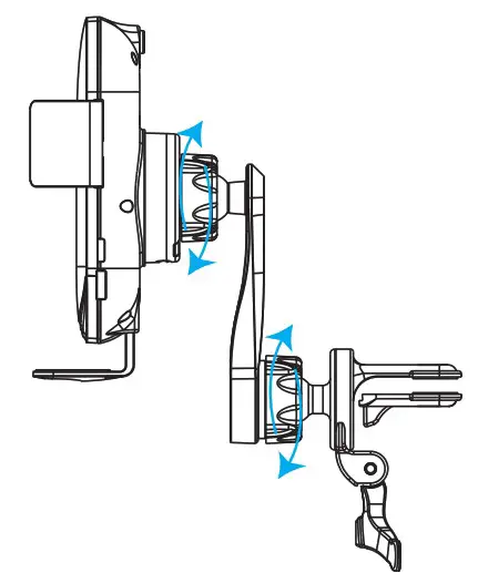 Shenzhen Itian Technology C26 Wireless Car Charger - Drop-down Holder Structure Description. 8