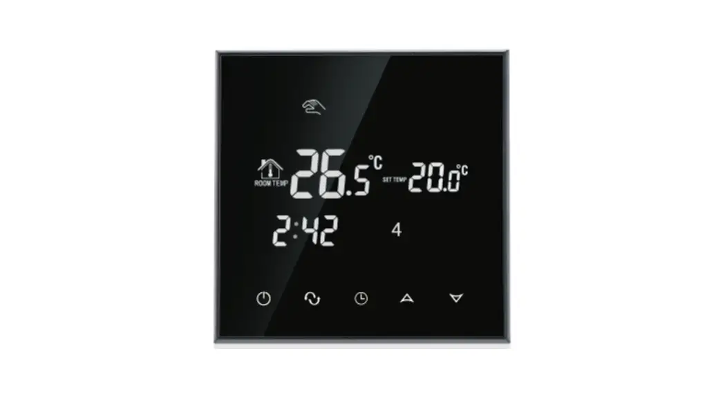 Beok Tgt70 Glass Screen Thermostat Instruction Manual