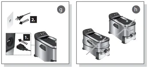 FARBERWARE Deep Fryer with Oil Filtration - USING THE APPLIANCE 3
