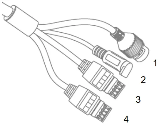 ABUS IPCB64521 Outdoor IP Tube Camera IR 4 MPx - Power