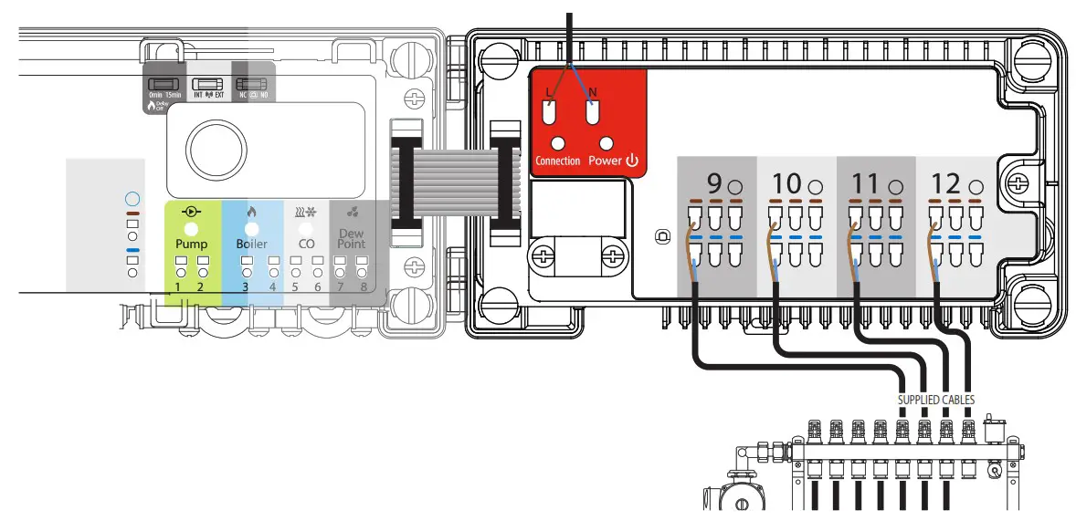 Continal WCEXRF Quantum Wiring Extension RF - Wiring diagram