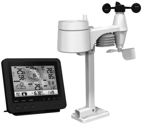BRESSER 7002580 WiFi Colour Weather Station 5 in 1 Multisensor