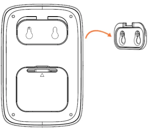 Z-Wave Security Keypad- bracket.
