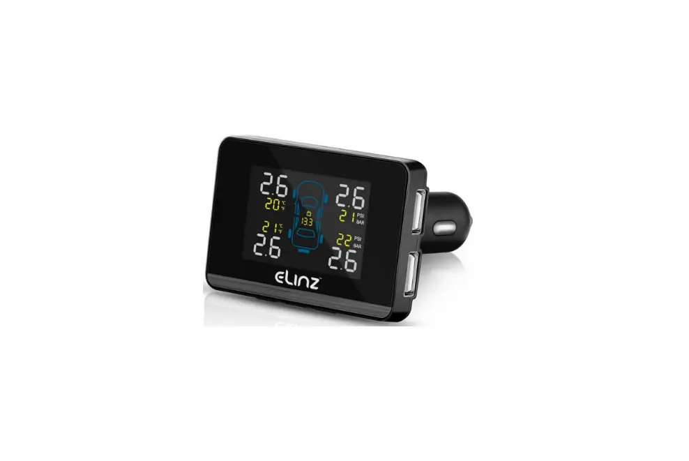 Elinz Tpms4tyre Car Auto Wireless Digital Tpms Tire Tyre Pressure Monitoring System User Manual