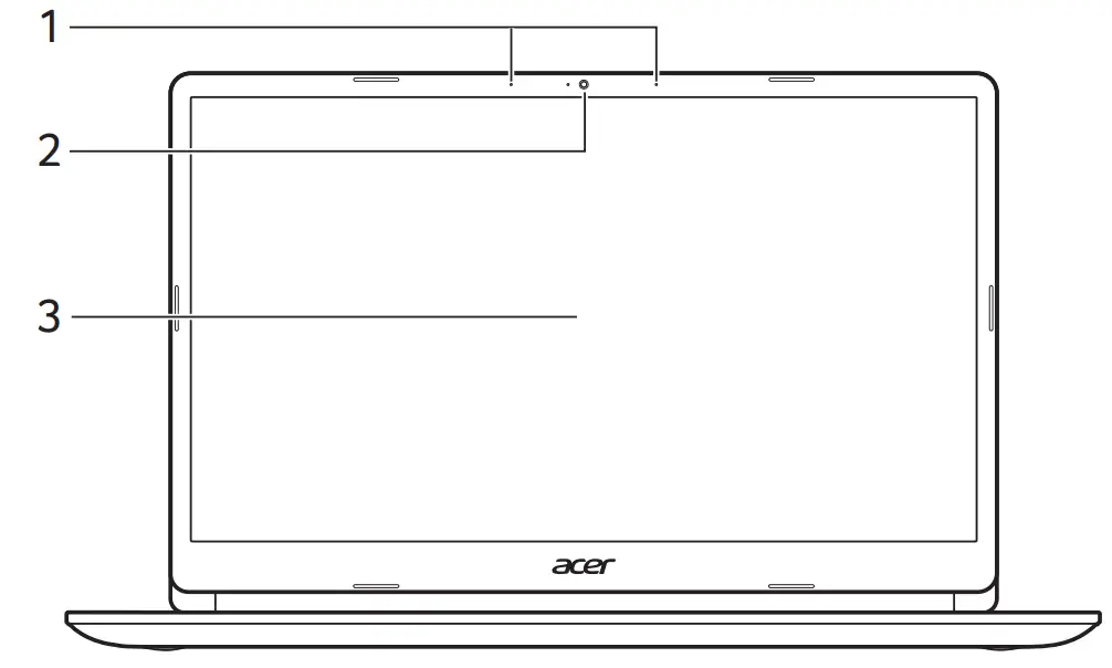 acer CB315-4H Chromebook 315 Laptop - Front view