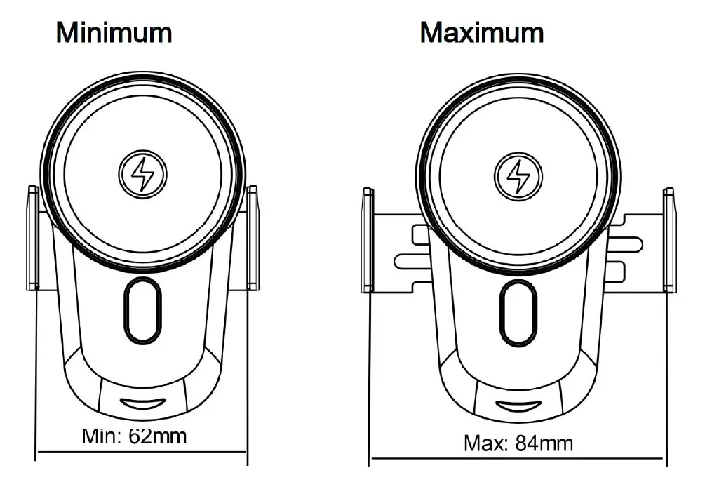 Chargers HSP-C1 Automotive Wireless Charger 3