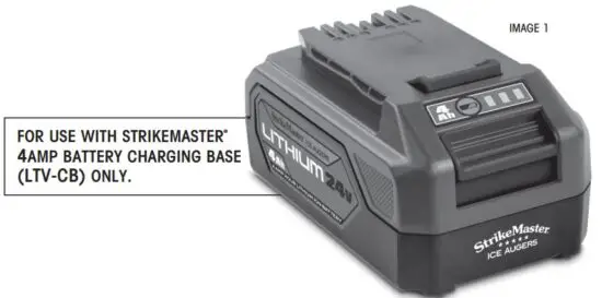 FIG 1 STRIKEMASTER LITHIUM 24v 4AH BATTER