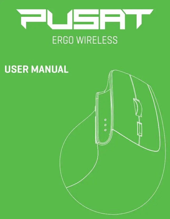 MONSTER Pusat Ergo Wireless Mouse User Manual