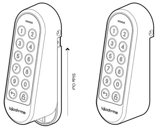igloohome EK1 Keypad Smart Lock - Keypad