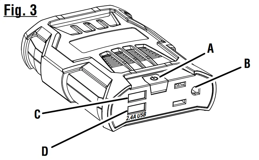 RYOBI RYi120A 120 WATT POWER INVERTER - fig 1