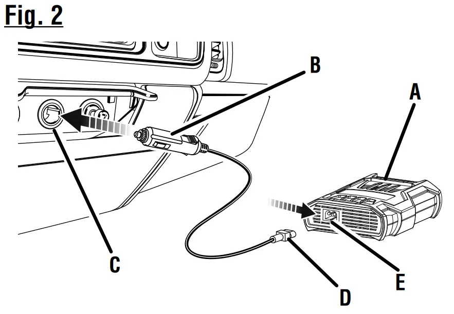 RYOBI RYi120A 120 WATT POWER INVERTER - fig 4