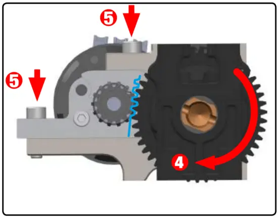 GEAR MESH ADJUSTMENT