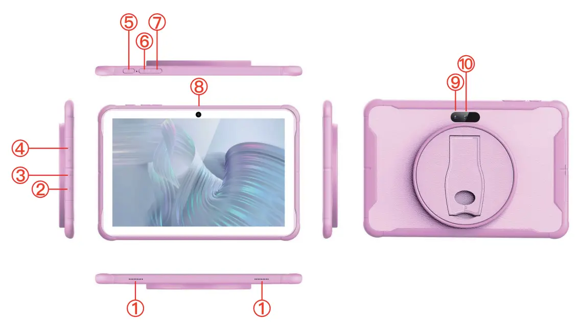 okulaku K12 10.1-Inch Kids Tablet 1