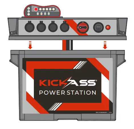 KICKASS KAJB Portable Power Station with Integrated 25A DCDC Charger - GETTING STARTED 5