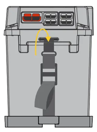 KICKASS KAJB Portable Power Station with Integrated 25A DCDC Charger - MOUNTING TRAY 2