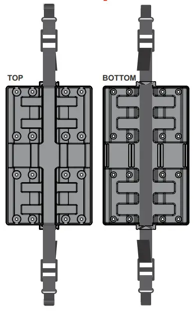 KICKASS KAJB Portable Power Station with Integrated 25A DCDC Charger - MOUNTING TRAY
