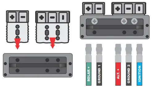 KICKASS KAJB Portable Power Station with Integrated 25A DCDC Charger - Mounting on box 6