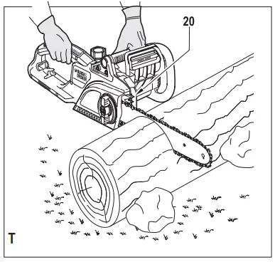 BLACK-and-DECKER-GKC1825L20-Cordless-chain-saw-fig-t