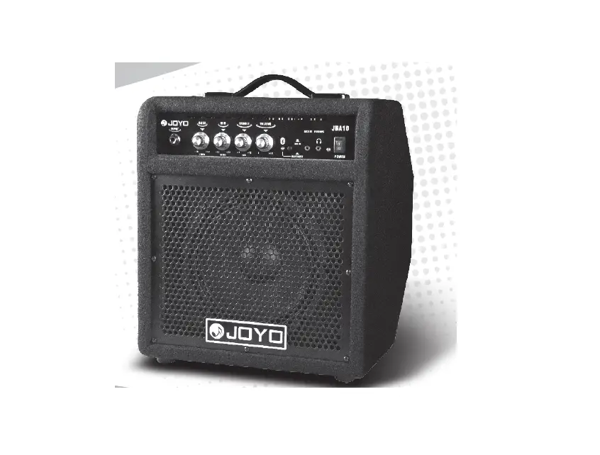 Joyo Jba-10 10w Practice Bass Guitar Amplifier With Bluetooth User Manual