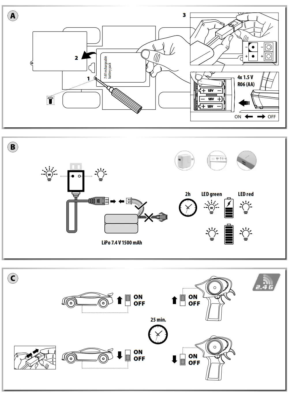 CARSON 500404195 FE Line 2 4 GHz Mega Duster - Figure