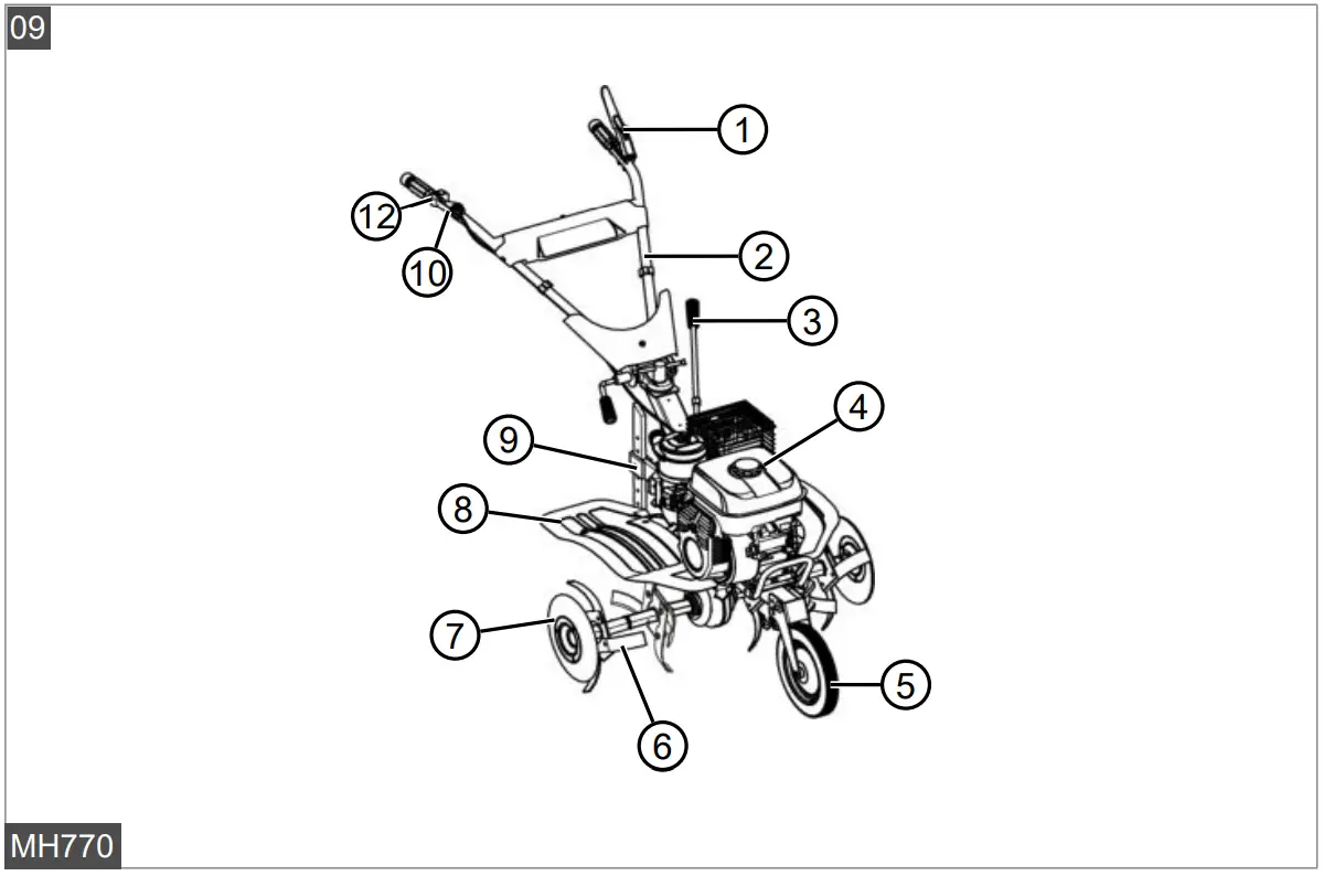 AL-KO-MH540-Compac-Petrol-Motor-Hoe-with-Ergonomic-Long-Handle-9