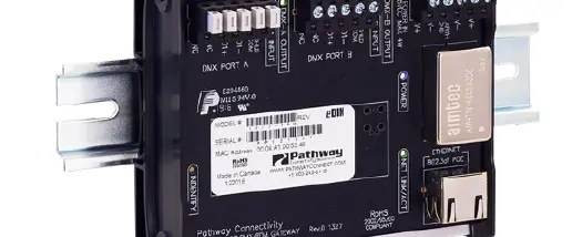 Pathport Din-mount Dmx-rdm Ethernet Gateway Instruction Manual