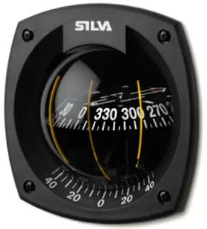 SILVA 125B H Sailboat compass with three lubber lines