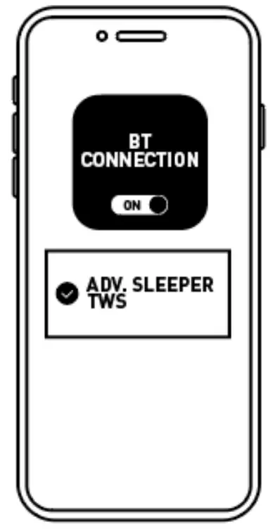 Advsound ADVSLEEPTWS Sleeper TWS Earphones - smart phone