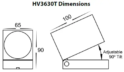 havit-HV3630T-BLK-Accord-Black-TRI-Colour-Single-Adjustable-Spot-Light-fig-2
